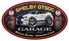 Placa de garagem conversível Shelby GT500 Mustang 2006-09 adesivo gráfico arte parede comprar usado  Enviando para Brazil