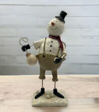 Merry & Bright Christmas Snowman Ornament Resin - Home Decor Xmas New Gift 6” for sale  Shipping to South Africa
