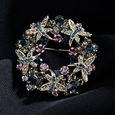 Dragonfly flower brooch for sale  MANCHESTER