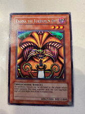 Yu-gi-oh! Tarjeta Exodia The Forbidden One DDS-003 Yugioh muy raramente usada segunda mano  Embacar hacia Argentina