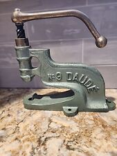 Antique Cast Iron & Brass French No 9 Leatherworking Fly Press by DAUDE of Paris for sale  Shipping to South Africa