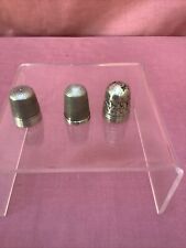Size silver thimbles for sale  WESTCLIFF-ON-SEA