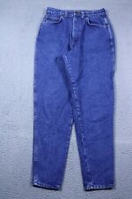 Usado, Jeans feminino vintage chique 14 azul cintura alta reto algodão denim EUA 28x30 comprar usado  Enviando para Brazil