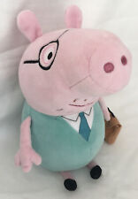 Used, Daddy Pig 10" Ty - plush With Briefcase for sale  LEEDS