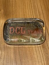 Glass advertising paperweight for sale  HOLMFIRTH