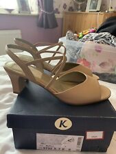 Clarks shoes beige for sale  HITCHIN
