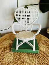 white chair small wicker for sale  Teton