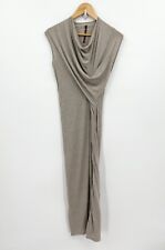 Rick Owens Lilies Dress Women 4 Pearl Gray Maxi Cowl Neck Maxi Draped Sleeveless d'occasion  Expédié en Belgium