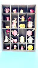 Prateleira de exibição vintage cobre cozinha miniaturas casca de milho boneca panelas panelas comprar usado  Enviando para Brazil
