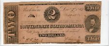 1862 2 confederate for sale  Shipping to Ireland