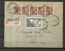 Recommended letter 1942 d'occasion  Expédié en Belgium