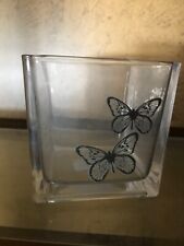 4 cube glass clear vase for sale  Diboll