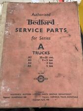 Bedford service parts Manual for A series Trucks -up To 5 Tons—1959 for sale  HITCHIN