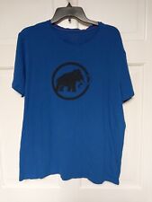 Camiseta con logotipo de mamut azul mamut, hombre XL, manga corta  segunda mano  Embacar hacia Argentina