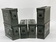 30 Cal Metal Ammo Can – Military Steel Box Ammo Storage - Used - 6 Pack, used for sale  Shipping to South Africa