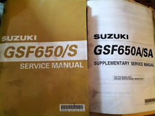 SUZUKI GSF650 BANDIT GENUINE SERVICE MANUAL 2007 99500-36170-01E for sale  Shipping to South Africa
