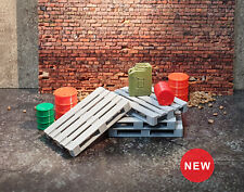 Pallet set for Diorama. Scale 1:18. Garage equipment. Garage decoration. for sale  Shipping to South Africa
