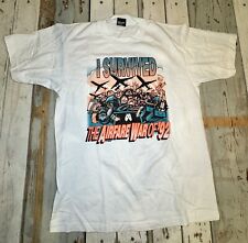 1992 Camiseta Talla Grande Hecha en EE. UU. Puntada Única Sobreviví a la Guerra de Pasajes Aéreos '92 segunda mano  Embacar hacia Argentina