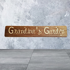 Grandmas garden sign for sale  WAKEFIELD