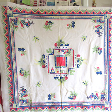 Vintage cloth tablecloth for sale  Newark
