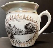 Vintage BATHERS BEACH BUSTINS ISLAND, MAINE Souvenir China Creamer / Pitcher for sale  Shipping to South Africa