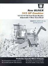 VINTAGE 1965 OLIVER 545 SP COMBINE ORIGINAL FARM BROCHURE  for sale  Independence