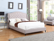 Platform bed grey for sale  Shipping to Ireland