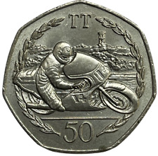 Isle man 50p for sale  BURNTWOOD