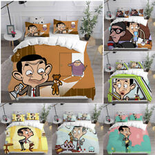 Juego de ropa de cama Mr Bean The Animated Series 3D funda de almohada edredón individual segunda mano  Embacar hacia Mexico