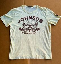 Johnson Motors SKULL PISTONS 1938 Short Sleeve LARGE NWOT OLD STORE STOCK!! for sale  Shipping to South Africa