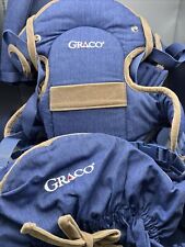 Graco Blue Cradle Me Baby Infant Carrier With Matching Cover Hold Me Safe for sale  Shipping to South Africa