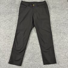 Pantalones de Bolsillo Lululemon ABC Calce Ajustado Cinco TALLA 31 Negro Warpstreme M5A43S, usado segunda mano  Embacar hacia Argentina