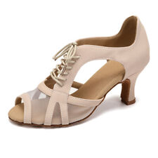 Women Ballroom Latin Dance Shoes 5.5cm 6.5cm Heel Ladies Girls Tango Salsa Shoes comprar usado  Enviando para Brazil