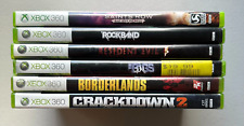 XBOX 360 Game Bundle Lot Of 6 Titles Mostly CIB Saints Rock Band Borderlands ETC for sale  Shipping to South Africa