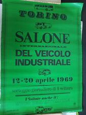 Manifesto poster pubblicitario usato  Torino