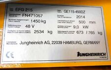 Jungheinrich efg 215 gebraucht kaufen  Mannheim