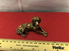 Brass dog trinket for sale  WARRINGTON