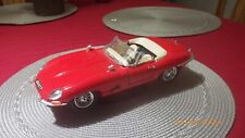 Bburago 1961 Jaguar E 1:18 Scale Cherry Red No Box or Mounting Plate for sale  Shipping to South Africa