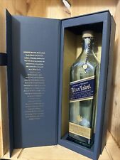 Whisky y caja Johnnie Walker etiqueta azul (botella vacía) segunda mano  Embacar hacia Argentina