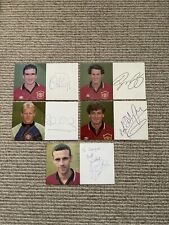 Manchester united autographs for sale  NORWICH