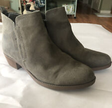 Carlos by Carlos Santana Women's Ankle Boots Suede Size 7.5 Brown 1.5" Heel for sale  Shipping to South Africa