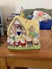 Used, RARE DISNEY EXCLUSIVE EDITION SNOW WHITE & THE SEVEN DWARFS COTTAGE COOKIE JAR for sale  Monroe