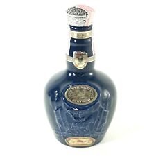 Botella azul vacía Chivas Brothers Royal Salute 21 whisky escocés 375 ml wade inglés segunda mano  Embacar hacia Argentina
