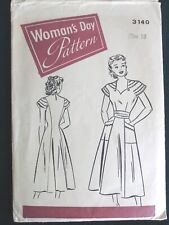 Vintage Sewing Women Day Pattern 3140  Sz 18 Dress for sale  Shipping to South Africa