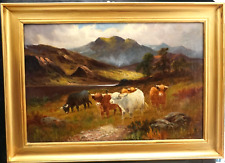 highland cow painting for sale  NUNEATON