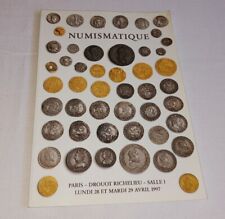 Numismatique catalogue drouot d'occasion  Issoire