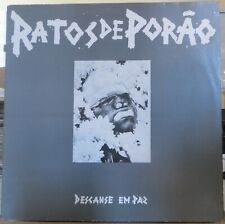 RATOS DE PORAO 1986 “DESCANSE EM PAZ” ORIGINAL. BARATOS AFINS BA-026 LP BRAZIL HEAR comprar usado  Brasil 