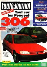 revue L'AUTO-JOURNAL  PEUGEOT 306 106 DIESEL       N°16  09/1992 comprar usado  Enviando para Brazil