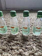 Used, Lot of 4 EMPTY Cracker Barrel Syrup Bottles 1.5 oz. Clean 3/4" Tall, Green Lids for sale  Shipping to South Africa