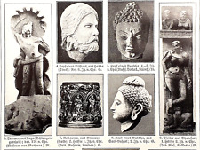 Alte lithographie indische gebraucht kaufen  Monheim